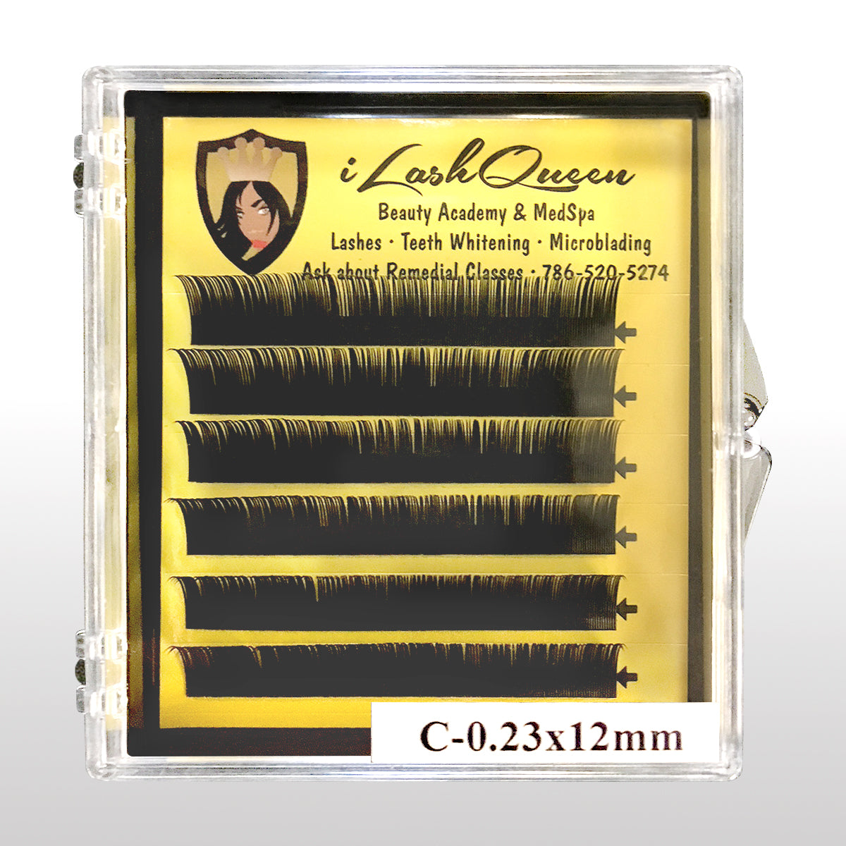 iLashQueen Mini Silk Eyelash Extension Tray best lash extensions lash