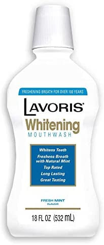 Lavoris Fresh Mint Whitening Mouthwash, 16.9-oz. Bottle