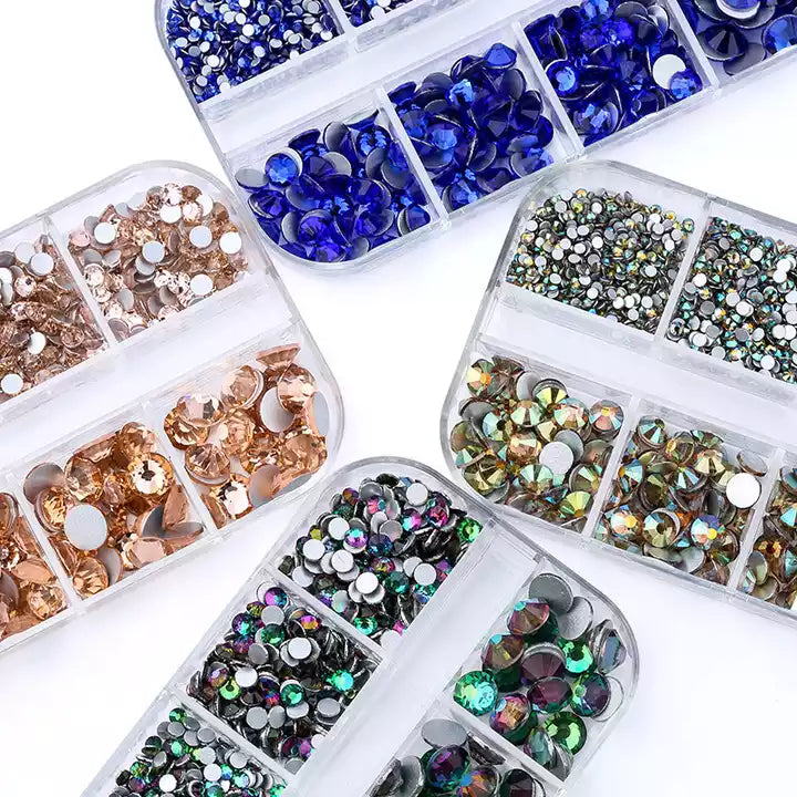 50pcs Tooth Gems Swarovski® Crystals Lead free Non Hotfix Designs Foiled  Ss9 Rhinestones Flatbacks 